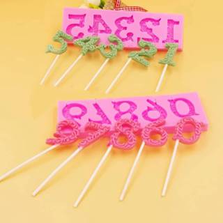👉 Lollipop One-Size roze 2 stuks DIY Digital Mold