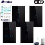 👉 Switch WIFI Smart Touch Life APP Wireless Remote Control US Standard 1/2/3 / 4gang Light