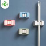 👉 Organizer Adhesive Multi-Purpose Hooks Wall Mounted Mop Holder RackBrush Broom Hanger Hook Kitchen bathroom Strong GUANYAO