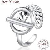 👉 Zilver S925 sterling silver ring jewelry hot sale personality tide opening wide and narrow style fashion popular simple smoo