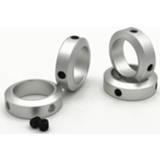 Shaft alloy Retaining ring Stop screw type retainer locator aluminum with screws