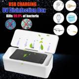 👉 Watch UV Light Phone Sterilizer Box Jewelry Phones Mask Key Nail Cleaner Personal Sanitizer Disinfection Cabinet Esterilizador