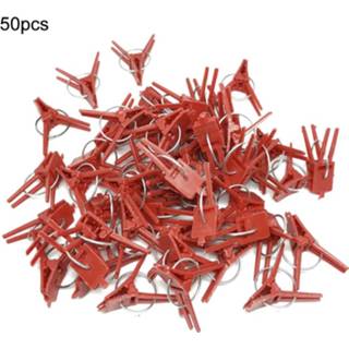 Plastic 50 Pcs Quality Plants Graft Clips Fixing Fastening Fixture Clamp Garden Tools for Cucumber Eggplant Watermelon Wicker