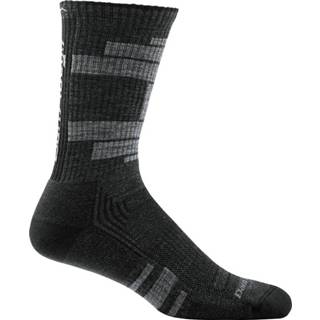 👉 Sock large mannen grijs Darn Tough Press Crew Light Cushion Socks - Sokken