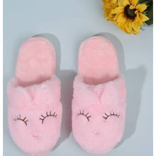 👉 Slippers S M L baby roos baby's Spotprent Slipper