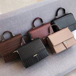 👉 Schoudertas leather Faux Shoulder Bag