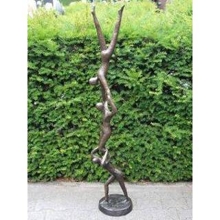 👉 Acrobaat, brons sculptuur 158 cm