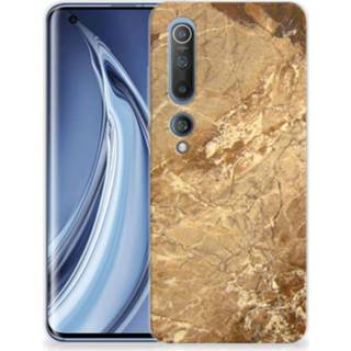 👉 Siliconen hoesje marmer Xiaomi Mi 10 Pro TPU Creme 8720215203967