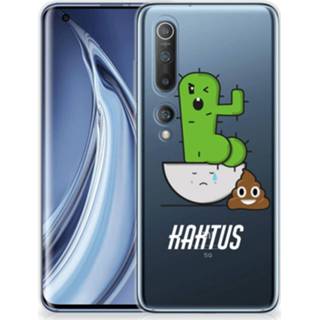 👉 Telefoonhoes Xiaomi Mi 10 Pro Telefoonhoesje met Naam Cactus Poo 8720215137392