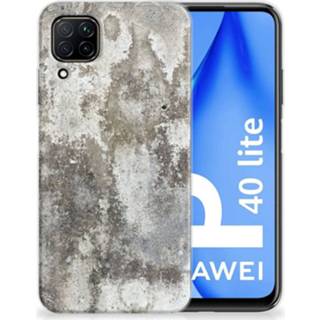 👉 Siliconen hoesje Huawei P40 Lite TPU Beton Print 8720215902426