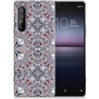 👉 Siliconen hoesje Sony Xperia 1 II TPU Flower Tiles 8720215625424