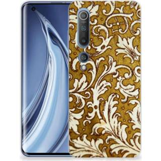 👉 Siliconen hoesje goud Xiaomi Mi 10 Pro Barok 8720215733402