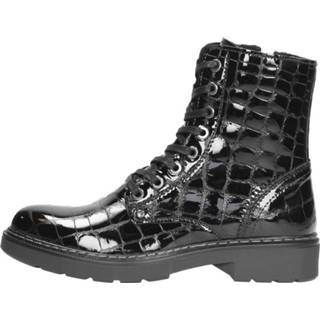 👉 Veterschoenen zwart croco lak vrouwen Sub55 - Dames 2600003673454