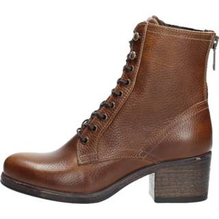 👉 Veterboots vrouwen cognac Sub55 - Dames 2600003593455