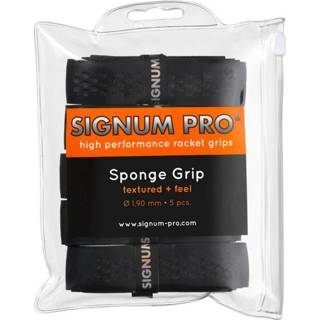 👉 Verpakking One Size zwart Signum Pro Sponge Grip 5 Stuks 4013000353416
