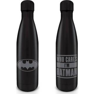 👉 Drink fles metalen Batman Who Cares I'm - 5050574255417