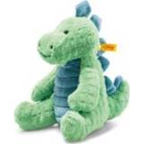 👉 Donkergroen blauw stuks steiff knuffels Soft Cuddly Friends Spott stegosaurus, green/petroleum blue - 28cm 4001505087813