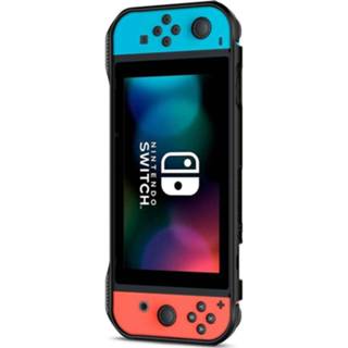 👉 Switch zwart gaming accessoires Nintendo Hoesje Spigen Rugged Armor 8809710751316