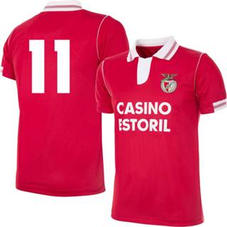 👉 Retroshirt rood SL Benfica Retro Shirt 1992-1993 + Nummer 11