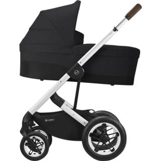 👉 Kinderwagen zwart zilver luchtbanden zwenkwielen voor All-Terrain Deep Black kinderen Cybex Talos S Lux 2-in-1 Silver -