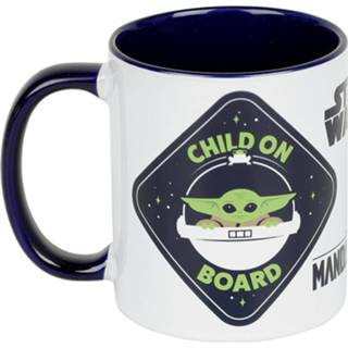 👉 Wit kop mannen baby's Star Wars The Mandalorian - Child (Baby Yoda) On Board Mok 5050574258487