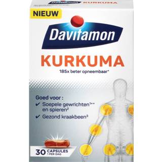 👉 Kurkuma gezondheid Davitamon Capsules 8710537043648