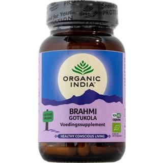 👉 Voedingssupplementen gezondheid Organic India Brahmi Gotu Kola Capsules 851469000397