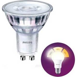 👉 LED GU10 lamp 4,5 Watt Philips SceneSwitch DIM 8718696710937