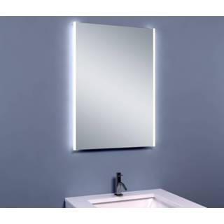 👉 Spiegel glas rechthoekig drop Mueller condensvrije LED 50x70cm 7432030397356