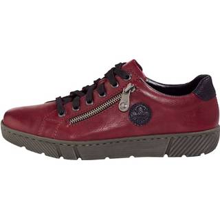 Veterschoenen rood vrouwen bordeaux synthetisch Veterschoen Rieker