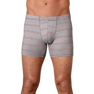 👉 Boxershort mannen grijs wit rood katoen Boxershorts G Gregory 1x grijs/rood, wit/grijs, 3x grijs/wit 4055704896943