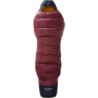 👉 Nordisk - Oscar -2 Curve - Synthetische slaapzak maat XL - 220 cm, rood/zwart