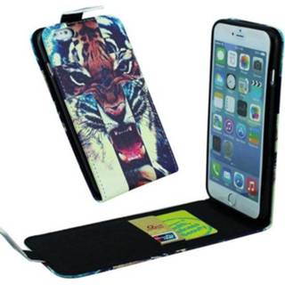 👉 Flip case Tijger print iPhone 6 flipcase 8701077810050