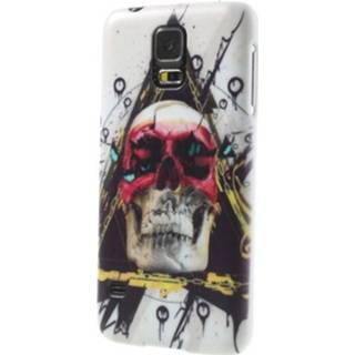 👉 Hard case hoesje Skull hardcase Samsung Galaxy S5 8701077807128
