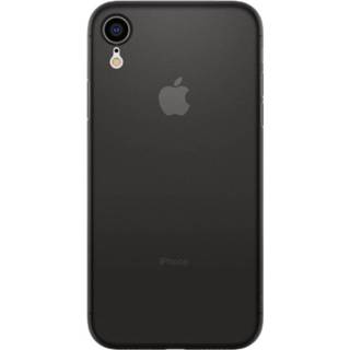 👉 Kunststof zwart Spigen - Air Skin iPhone XR Hoesje 8809613763911