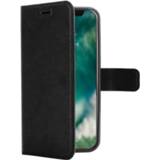 👉 Portemonnee kunststof zwart Xqisit - Wallet Case Viskan iPhone XR 4029948078373