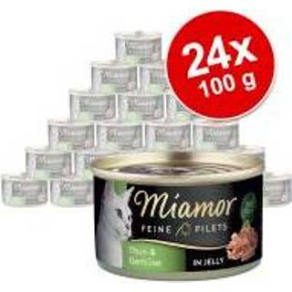 👉 24 x 100 g - Miamor Fijne Filets - tonijn & groente kattenvoer