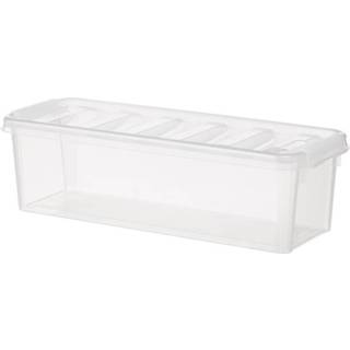 👉 HEMA Opbergbox 38 X 14 X 11 Cm (transparant)