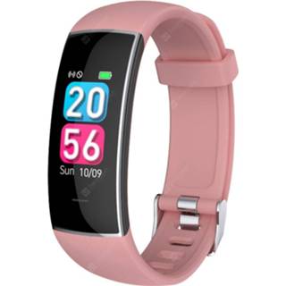 👉 Armband roze KH20 Smart Bracelet Upgrade Bluetooth 5.0 Sports Heart Rate Blood Pressure Sleep Monitoring Waterproof Fashion Wristband