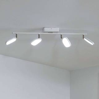👉 Plafondlamp wit kunststof IOS app a++ EGLO connect Palombare-C LED 4-lamps