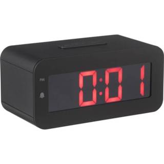 👉 Wekker unisex zwart HEMA Digitaal LED (zwart) 8713745147962