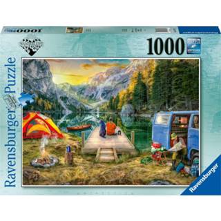 👉 Puzzel Ravensburger Calm Campside 1000 stukjes 4005556161775