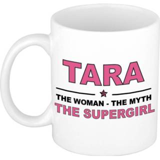Beker multi keramiek vrouwen Tara The woman, myth supergirl cadeau koffie mok / thee 300 ml