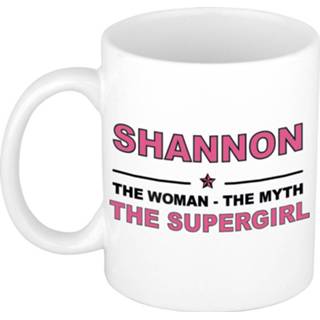 👉 Beker multi keramiek vrouwen Shannon The woman, myth supergirl cadeau koffie mok / thee 300 ml