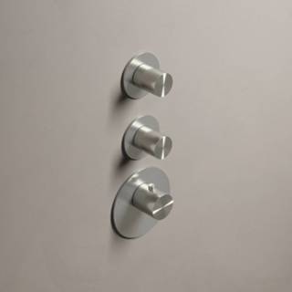 👉 Thermostaat RVS thermostatisch archie bouw hendel keramisch Hotbath High Flow Met 2 Stopkranen 316 ARHF012IX 8719874204385