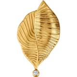 👉 Hanger diamant legering geel vrouwen goudkleur Blad Diemer Geelgoudkleur 4055705224721