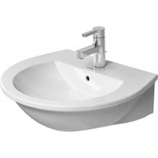 Wastafel wit Duravit Darling New 55 cm, met overloop en 3 kraangaten, 4021534606137