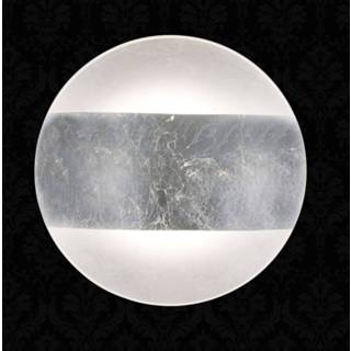 👉 Wandlamp wit mat IJzer a++ 1650/A20 met bladzilver-afdekking