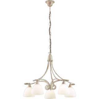 👉 Kroonluchter ivoor IJzer a++ 1730/5 5-lamps,