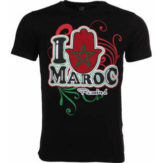 👉 Shirt polyester XL male zwart Local Fanatic T-shirt i love maroc 8438472327639